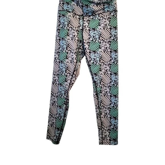 Free People Movement Lose Control Leggings Daisy Check Print Size Large - Picture 4 of 10